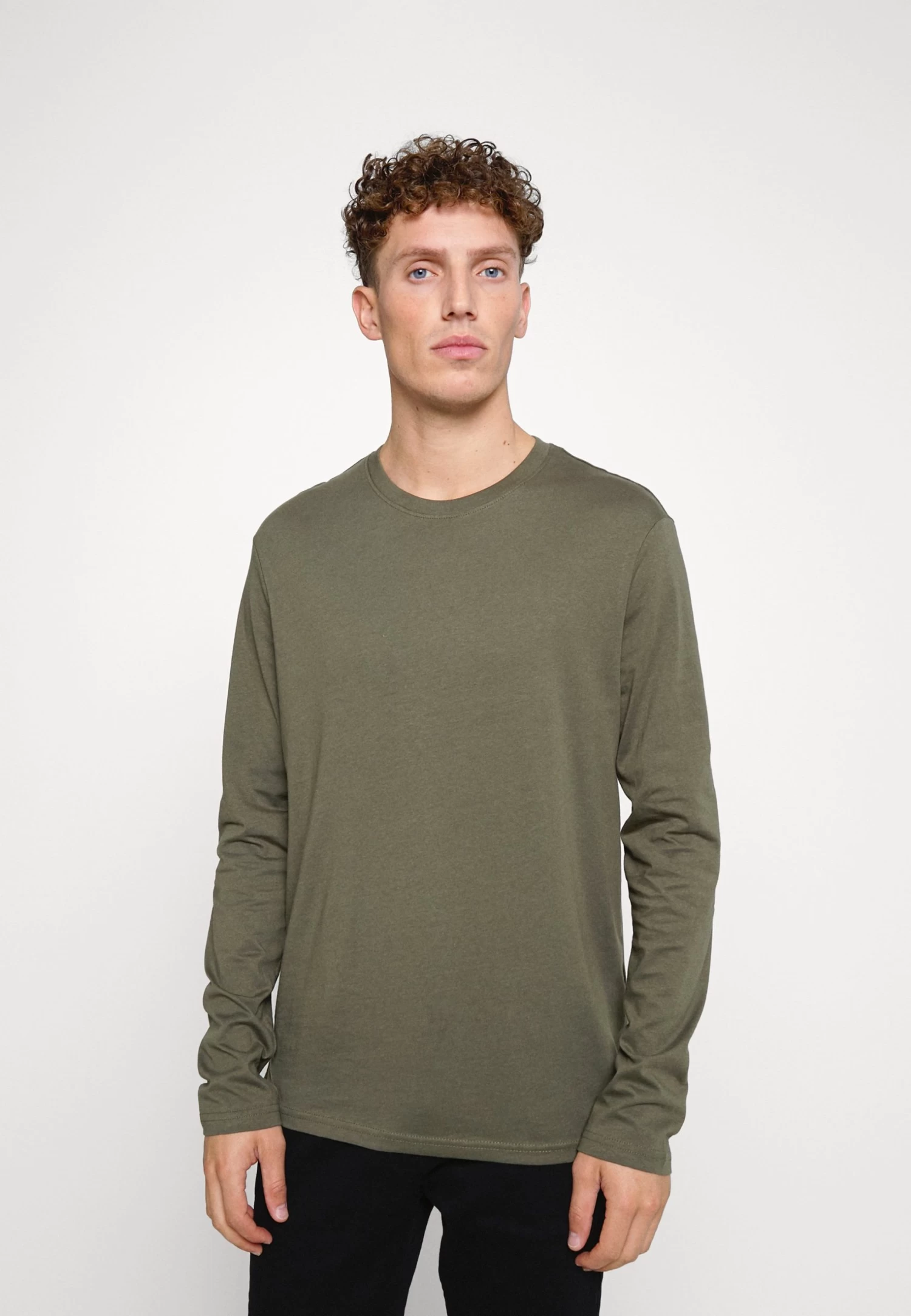 5 Pack - Long Sleeved Top - Blue/White/Beige/Olive