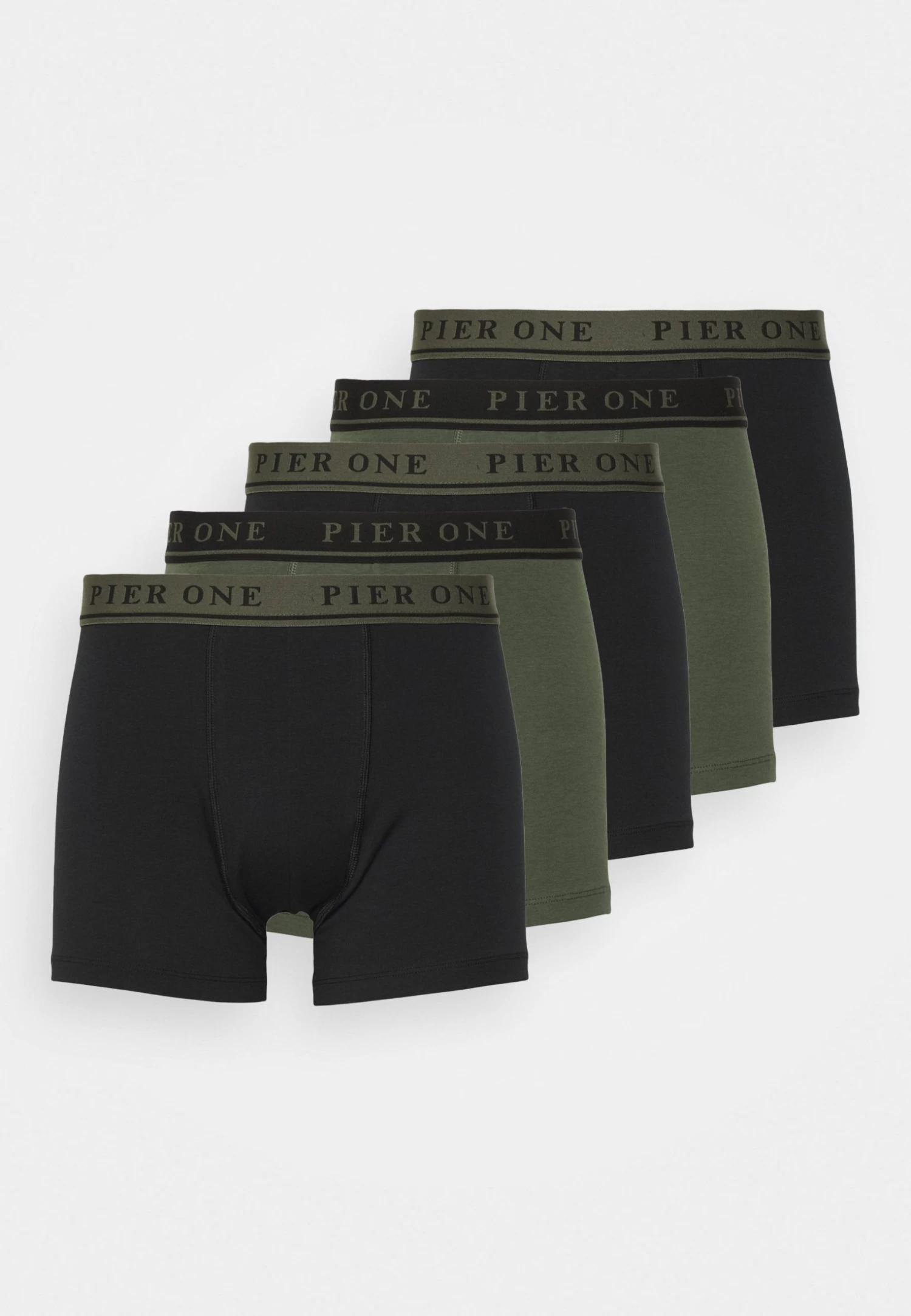 5 Pack - Pants -Black/Khaki