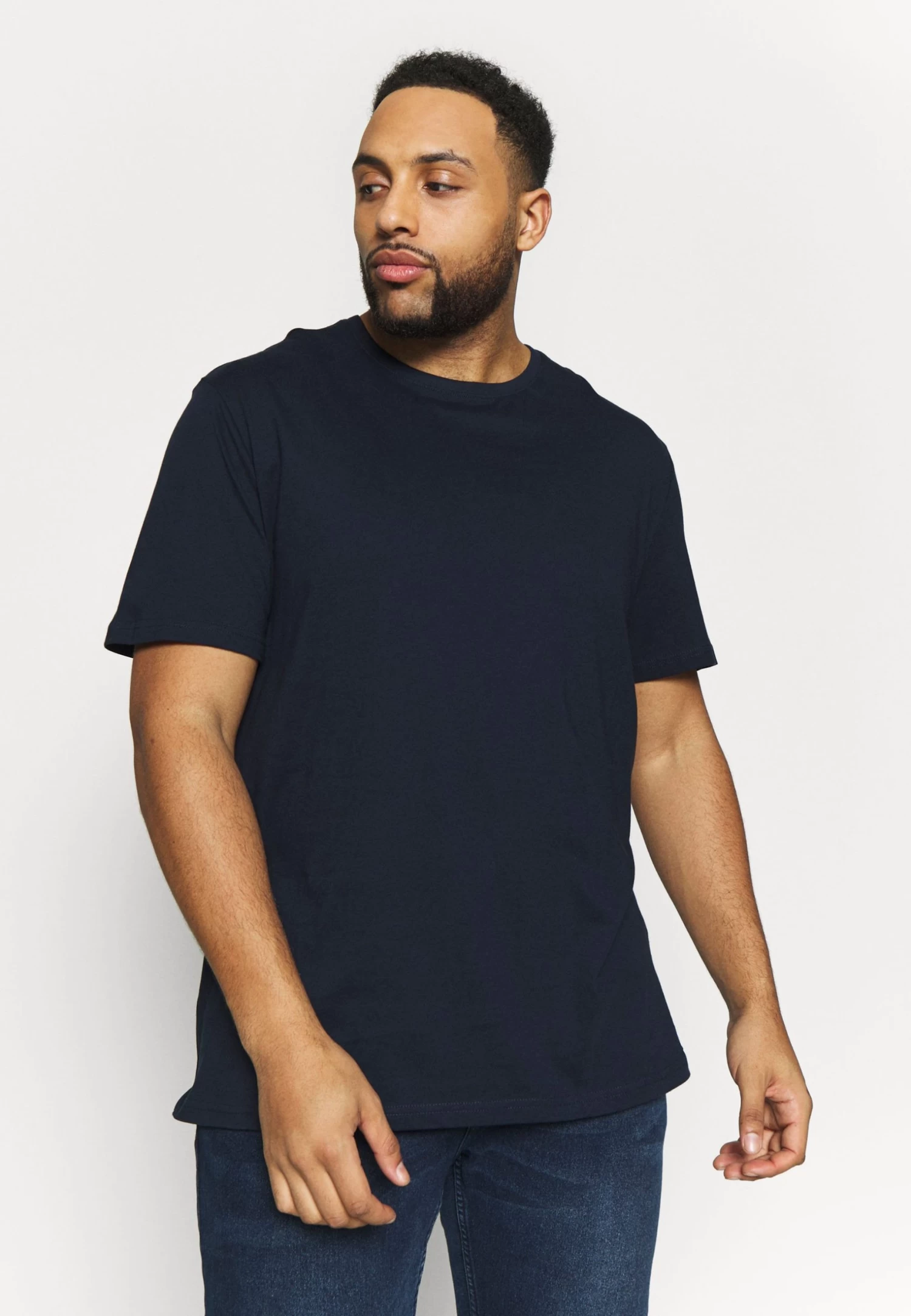 2 Pack - Basic T-Shirt - Dark Blue/Bordeaux