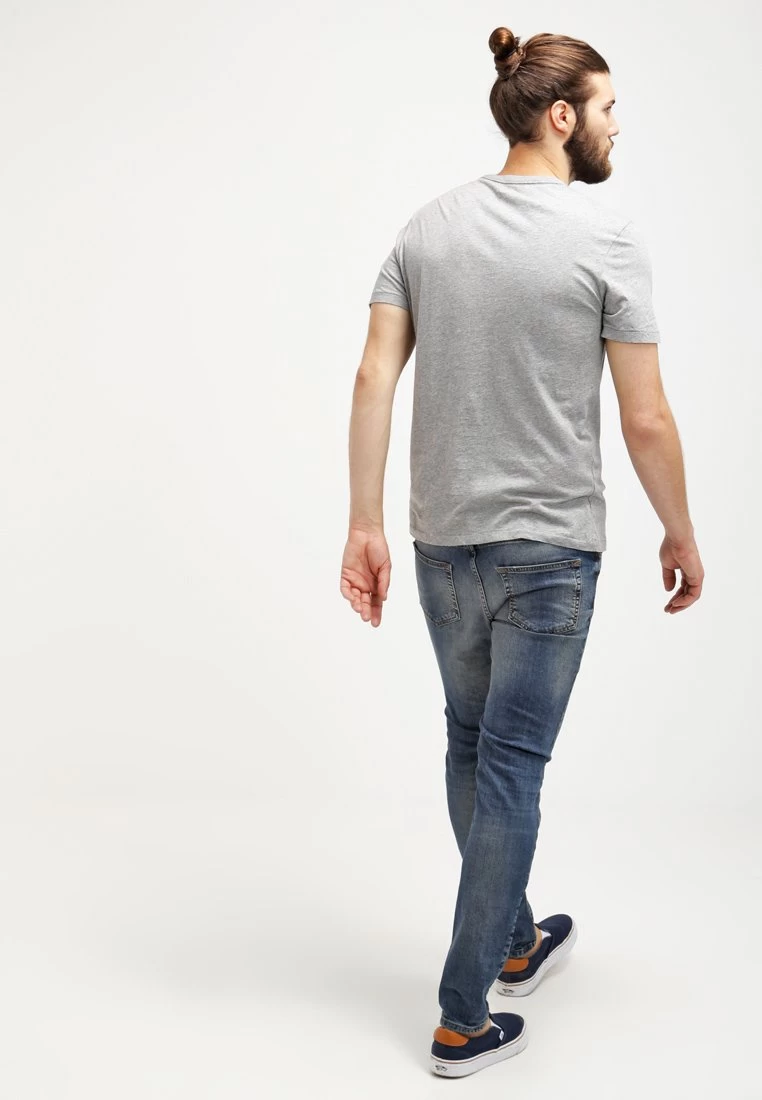 Slim Fit Jeans - Destroyed Denim