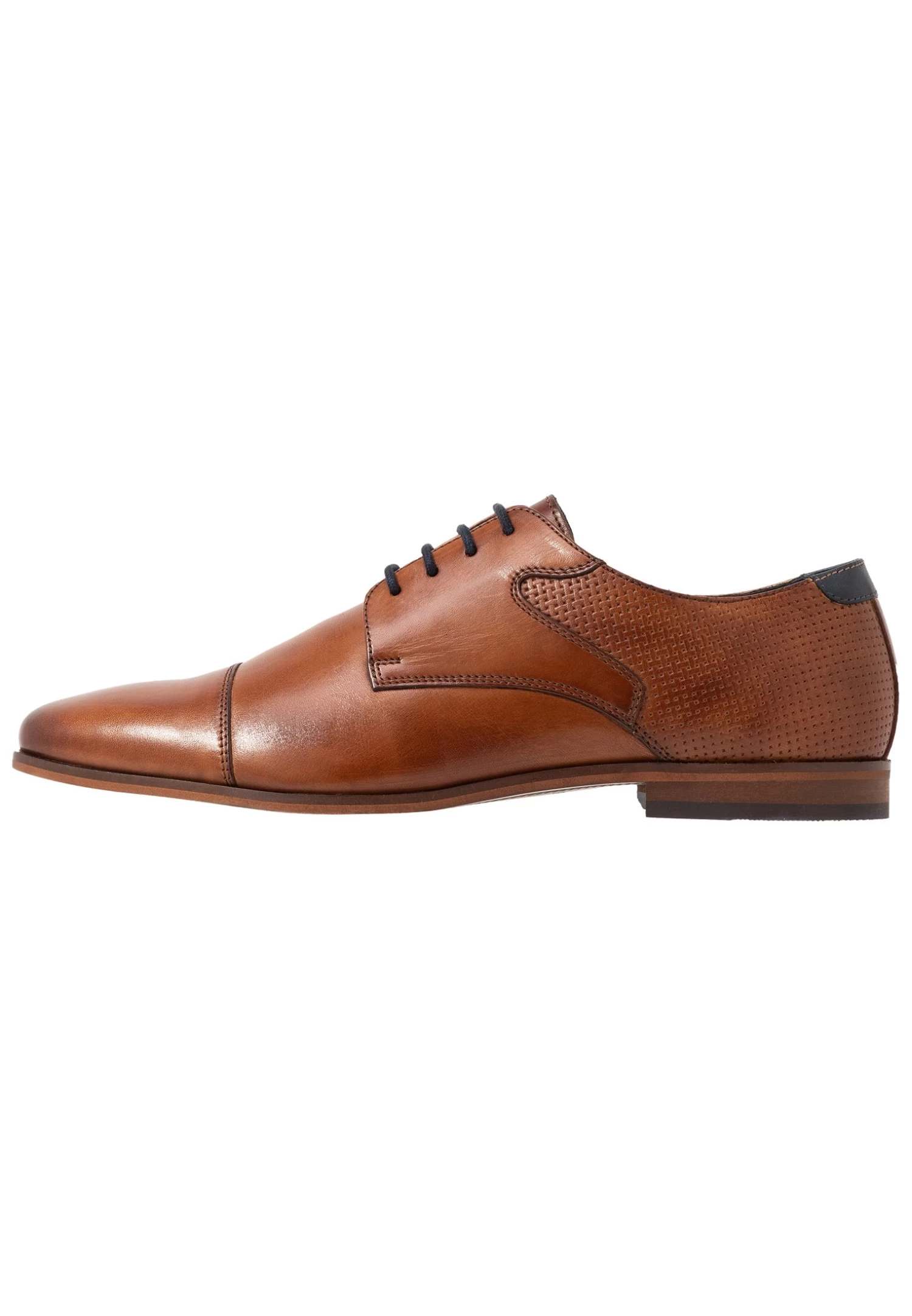Leather - Smart Lace-Ups - Cognac