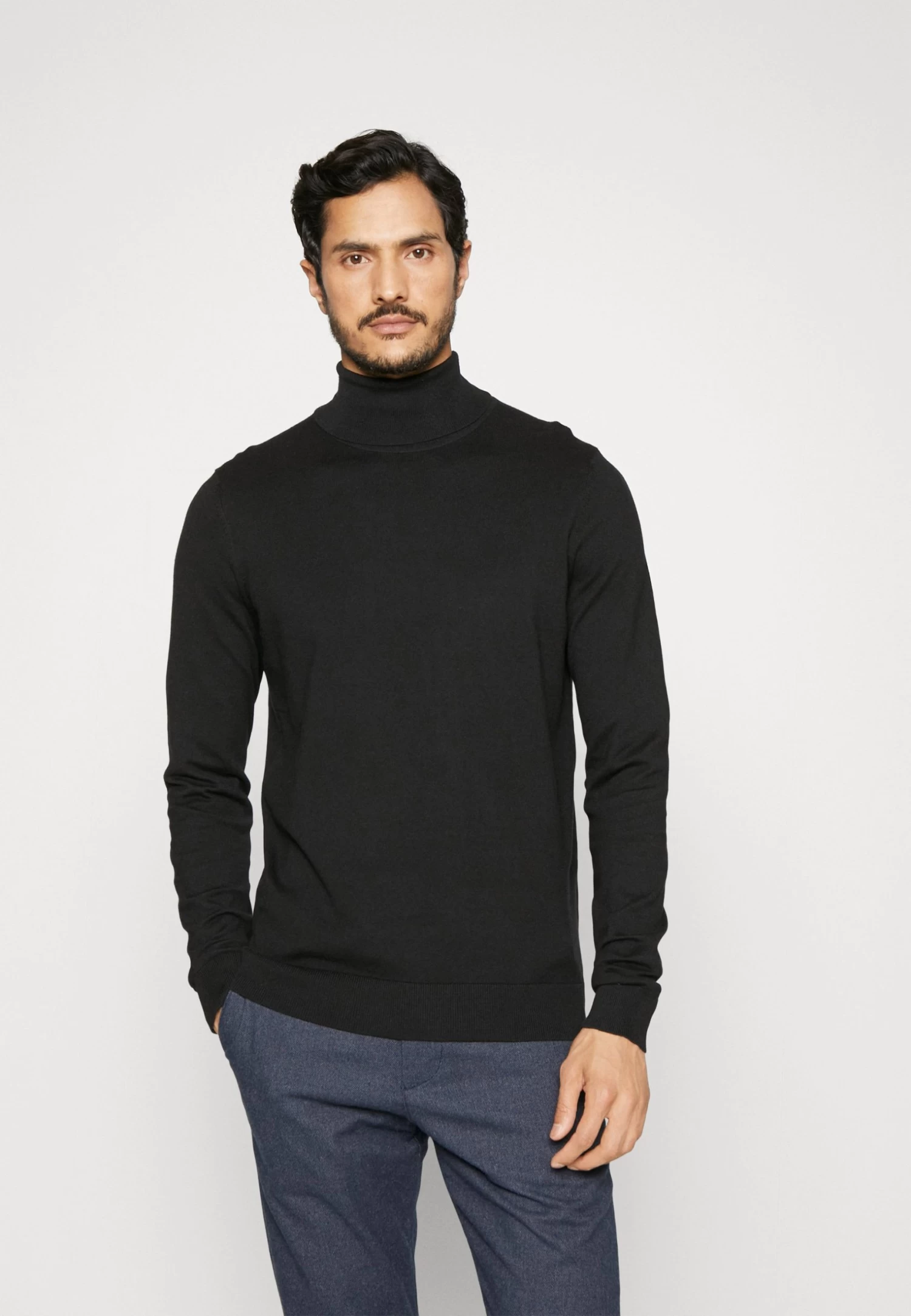 2 Pack - Basic Turtleneck - Jumper - Black/White