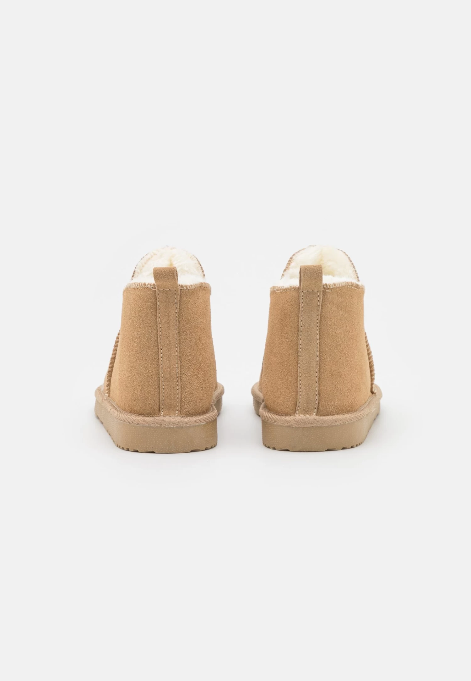 Leather- Slippers - Beige
