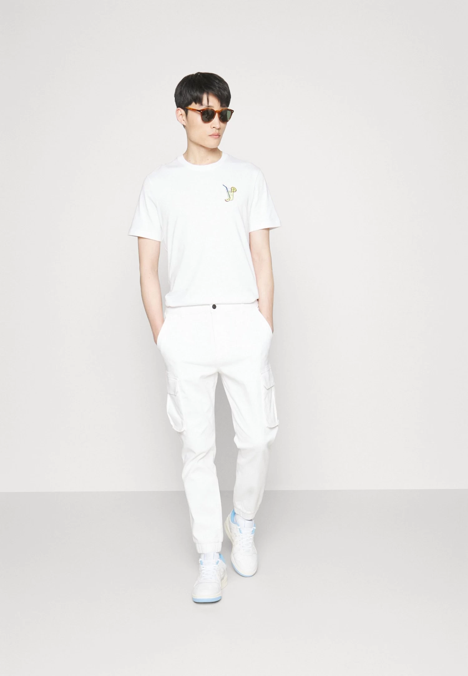 Cocktail Tee- Print T-Shirt - White