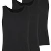 Pier One 3 Pack - Undershirt - Black