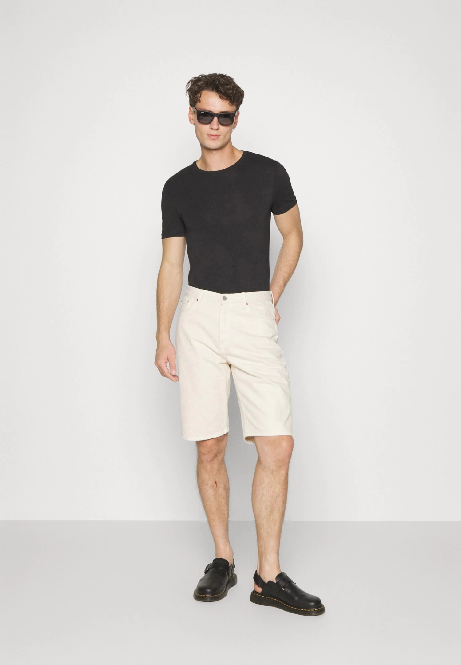 3 Pack Muscle Fit- Basic T-Shirt - Black