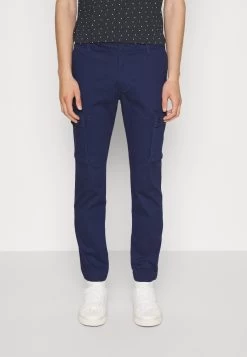 Pier One Cargo Trousers - Dark Blue