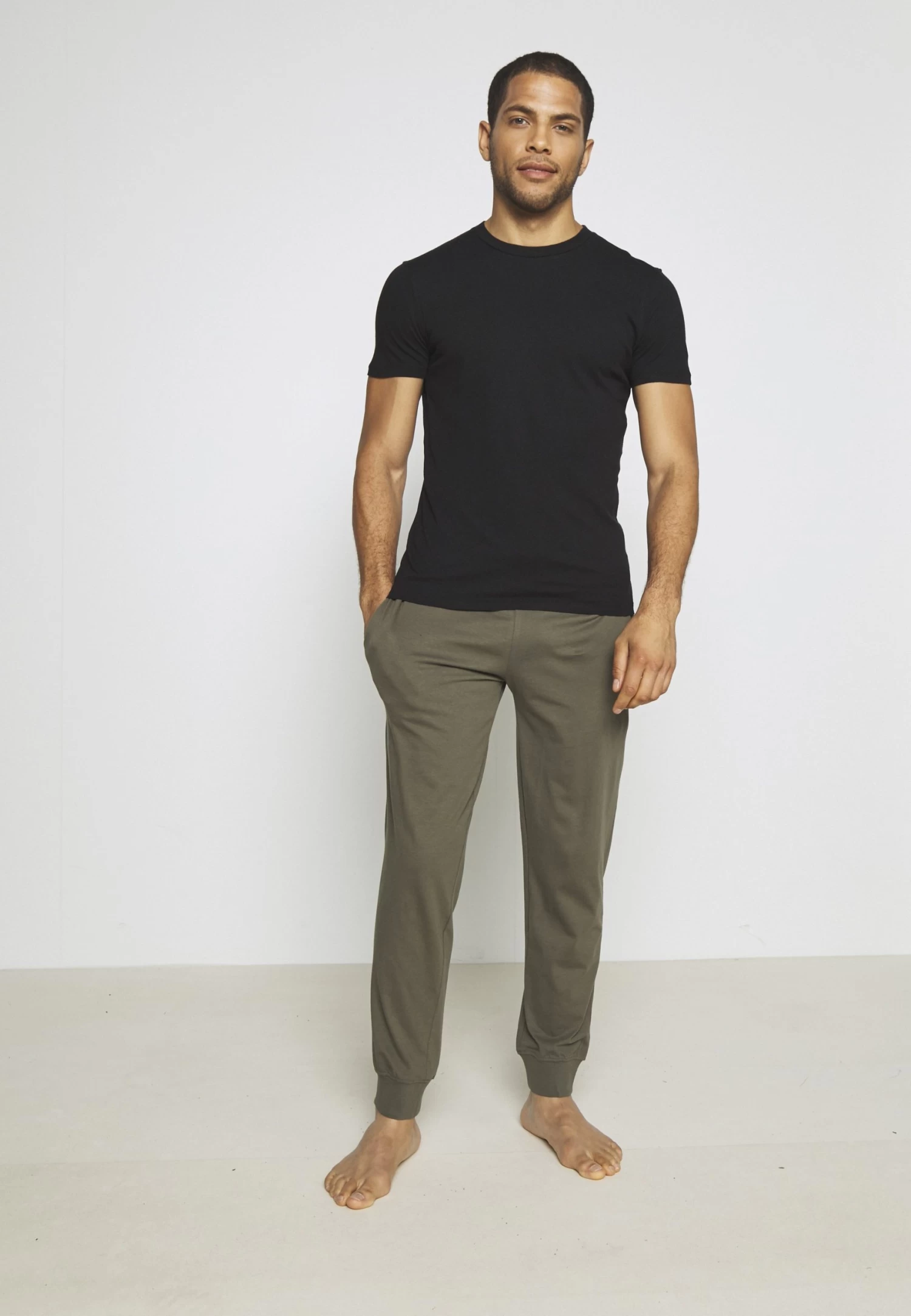 2 Pack - Pyjama Bottoms - Black/Khaki