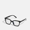 Pier One Unisex - Blue Light Glasses - Black