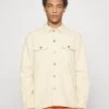 Pier One Undyed Twill- Denim Jacket - White