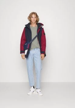 Pier One 5 Pack - Long Sleeved Top - Black/Dark Blue/Stone