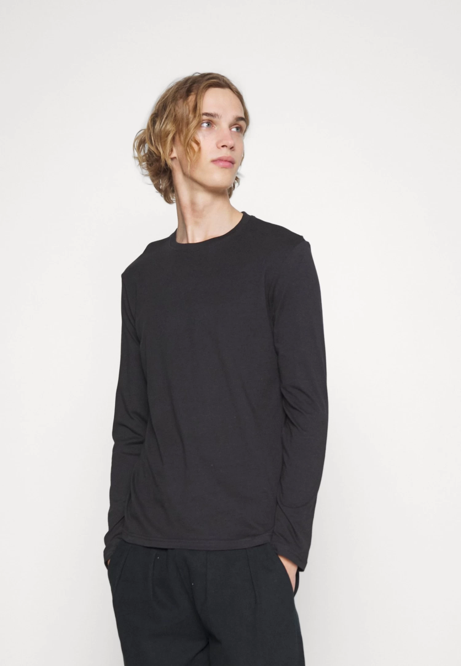 5 Pack - Long Sleeved Top - Black/White/Olive