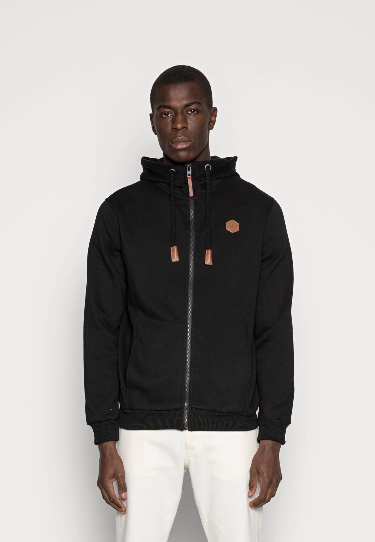 Zip-Up Sweatshirt - Black