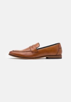 Pier One Leather - Smart Slip-Ons - Camel