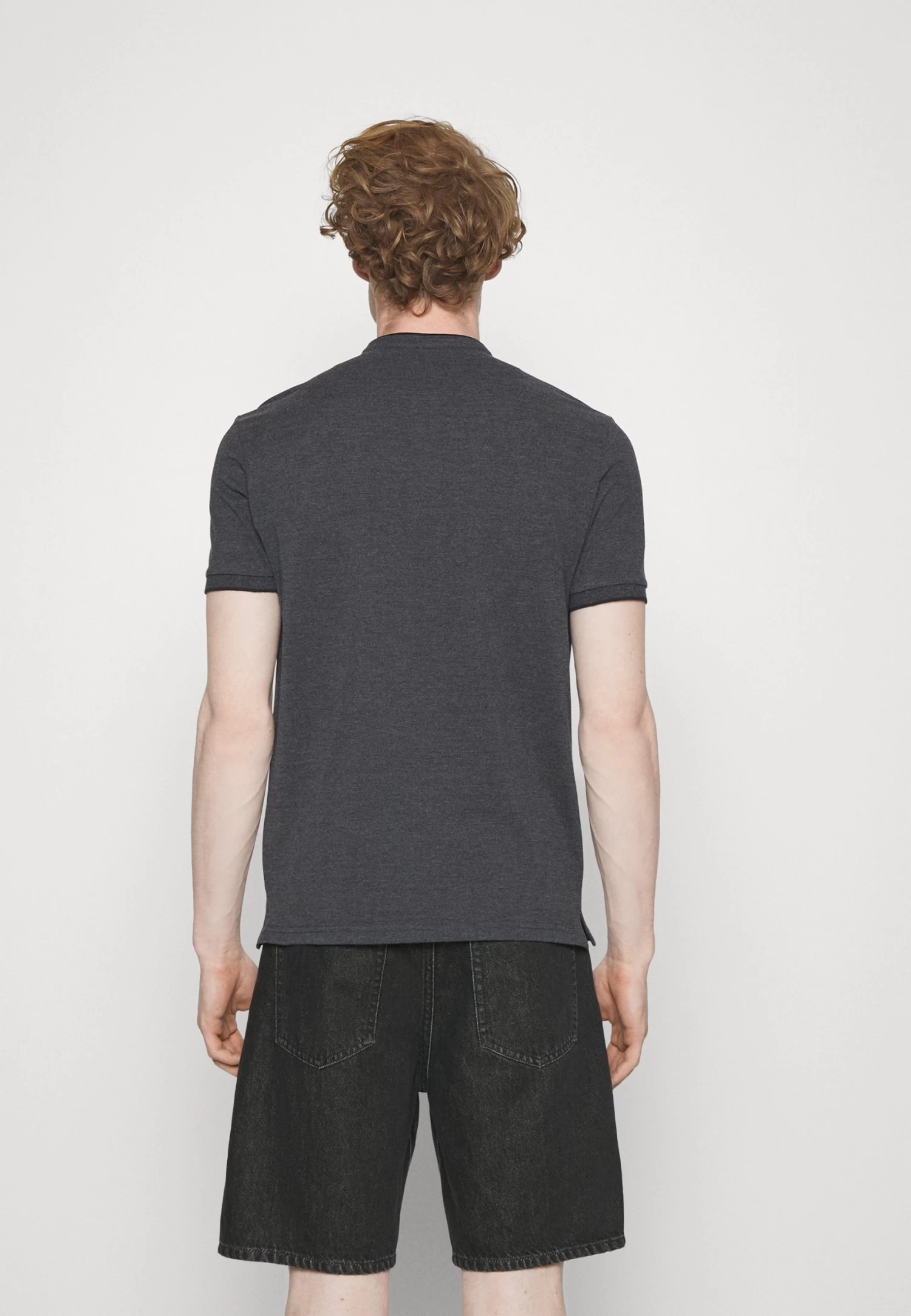 Basic T-Shirt - Mottled Dark Grey