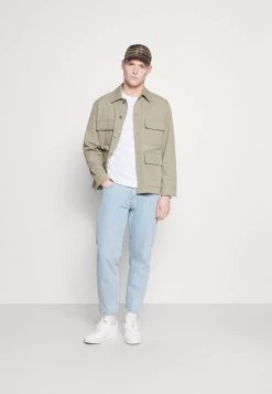 Pier One 5 Pack - Long Sleeved Top - White/Dark Blu/Grey