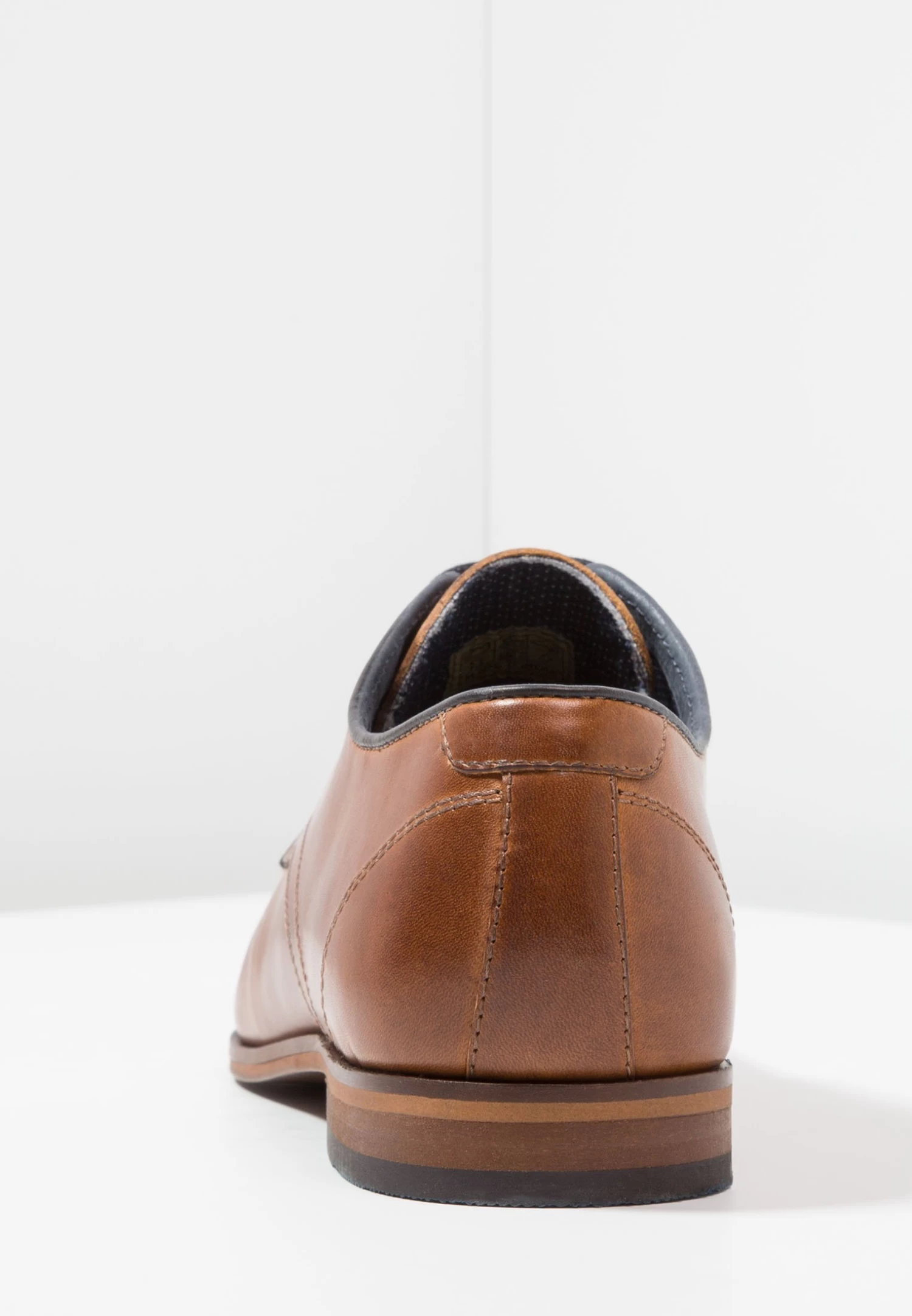 Leather - Smart Lace-Ups - Cognac