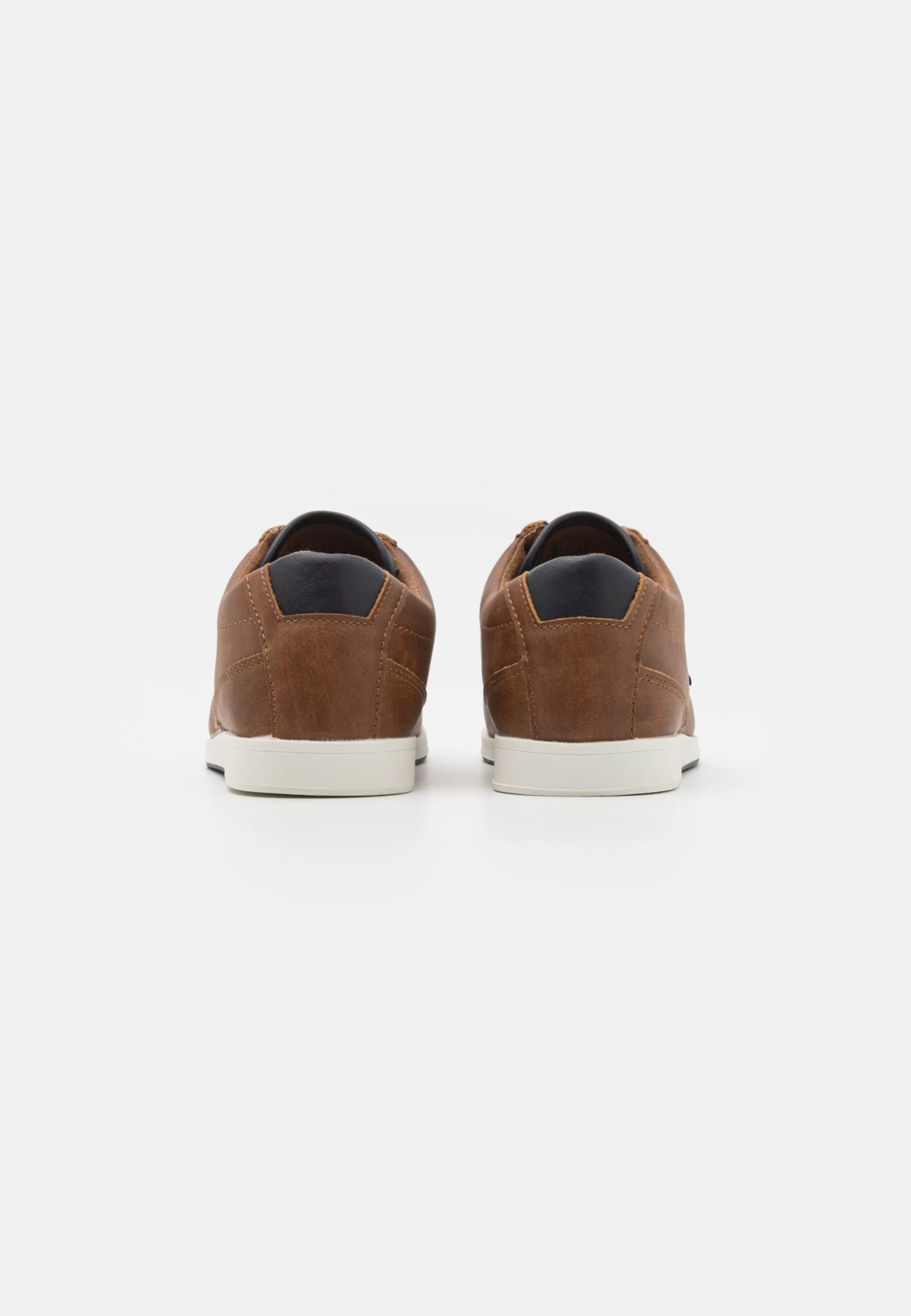 Casual Lace-Ups - Cognac/White