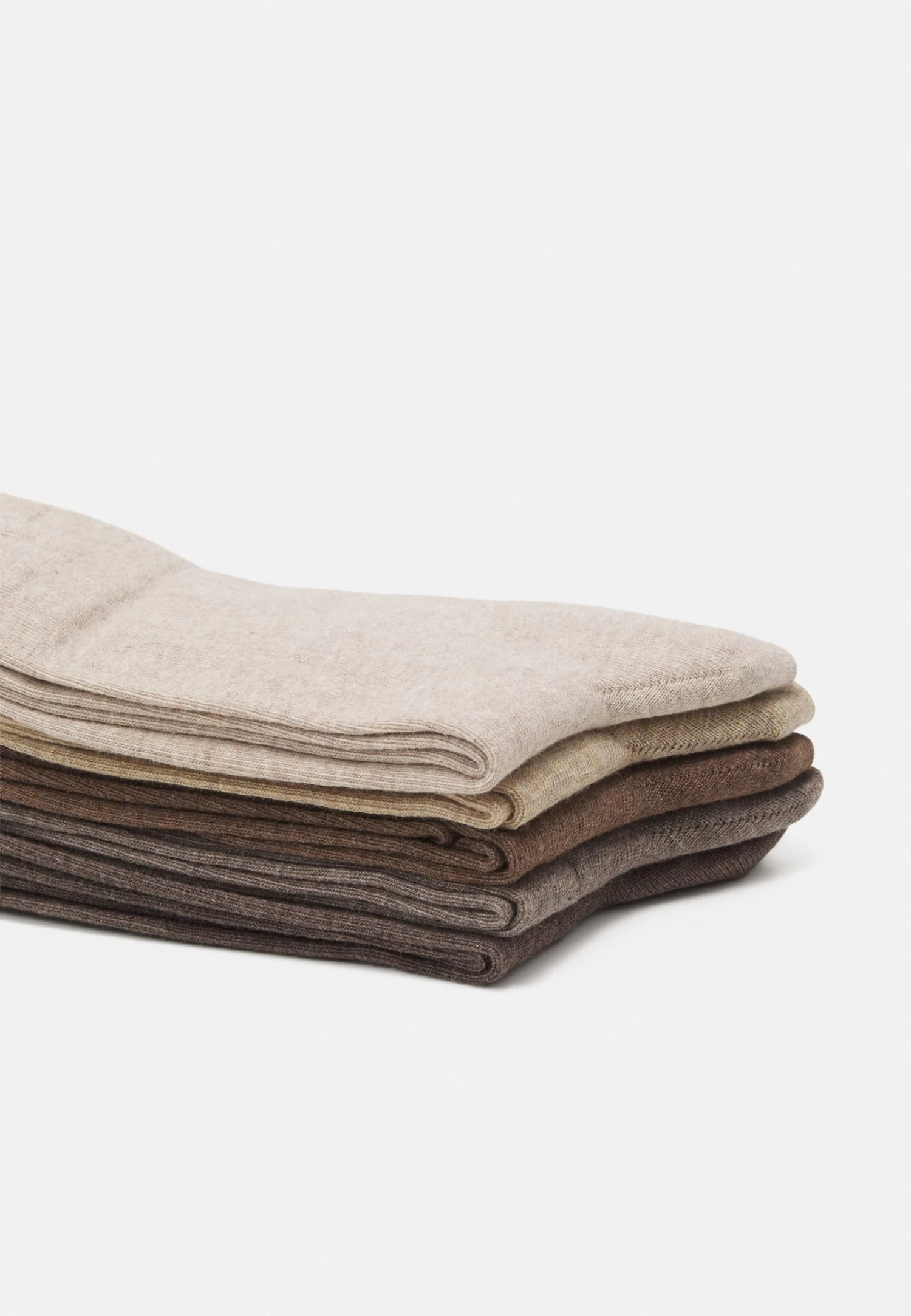 5Pack - Socks - Light Brown