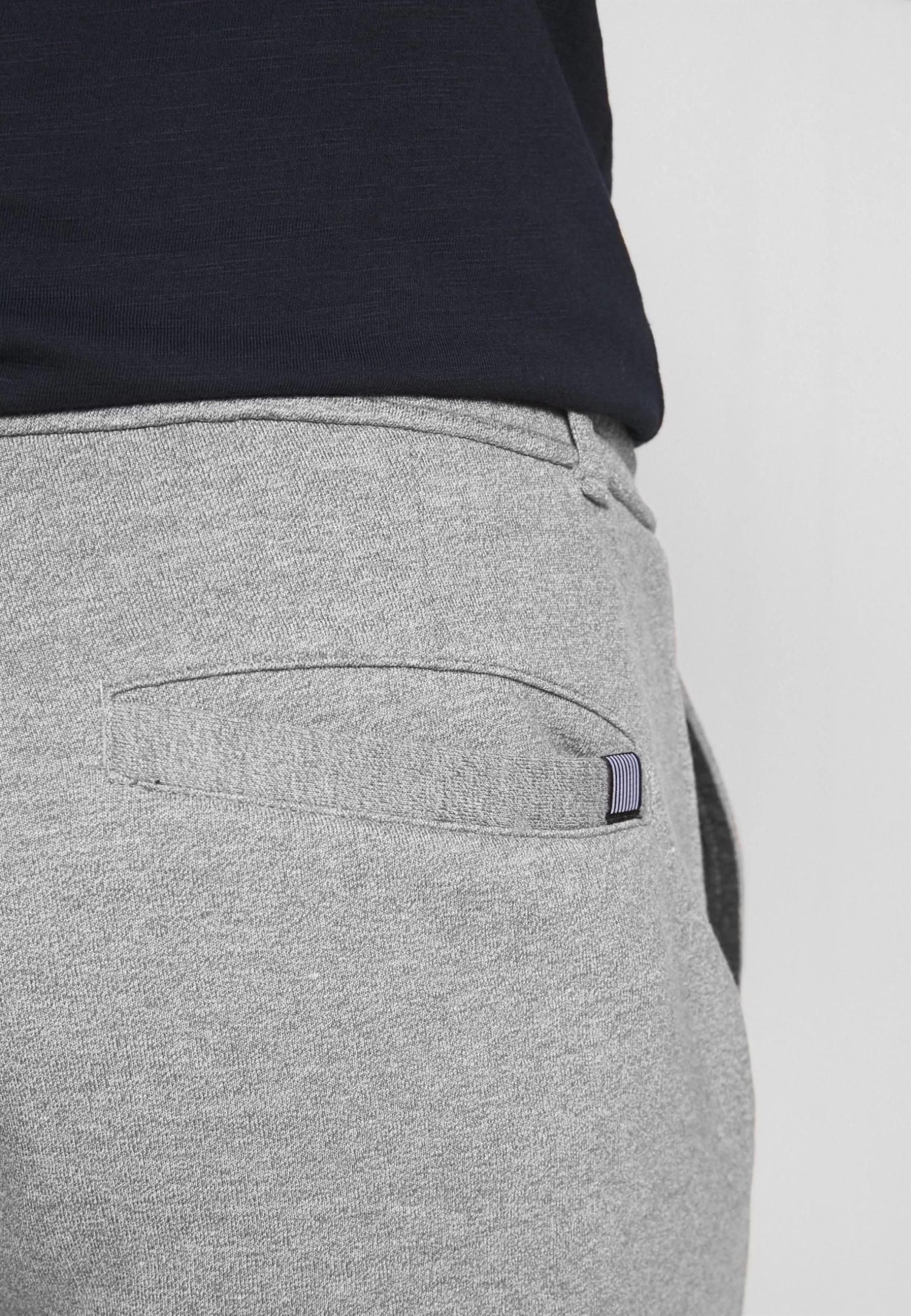 Tracksuit Bottoms - Mottled Light Grey