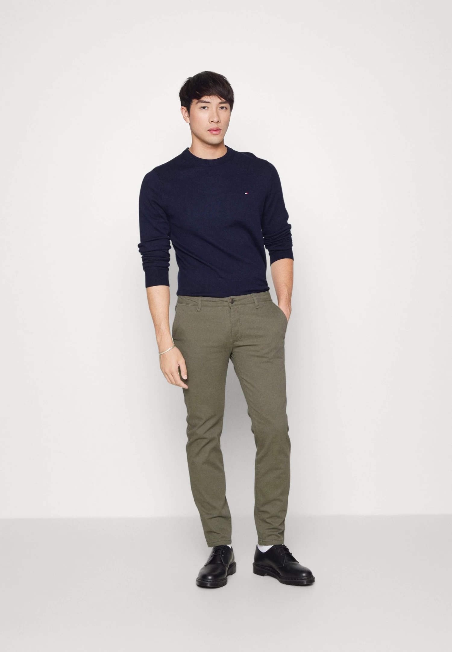 2 Pack - Chinos - Black/Olive