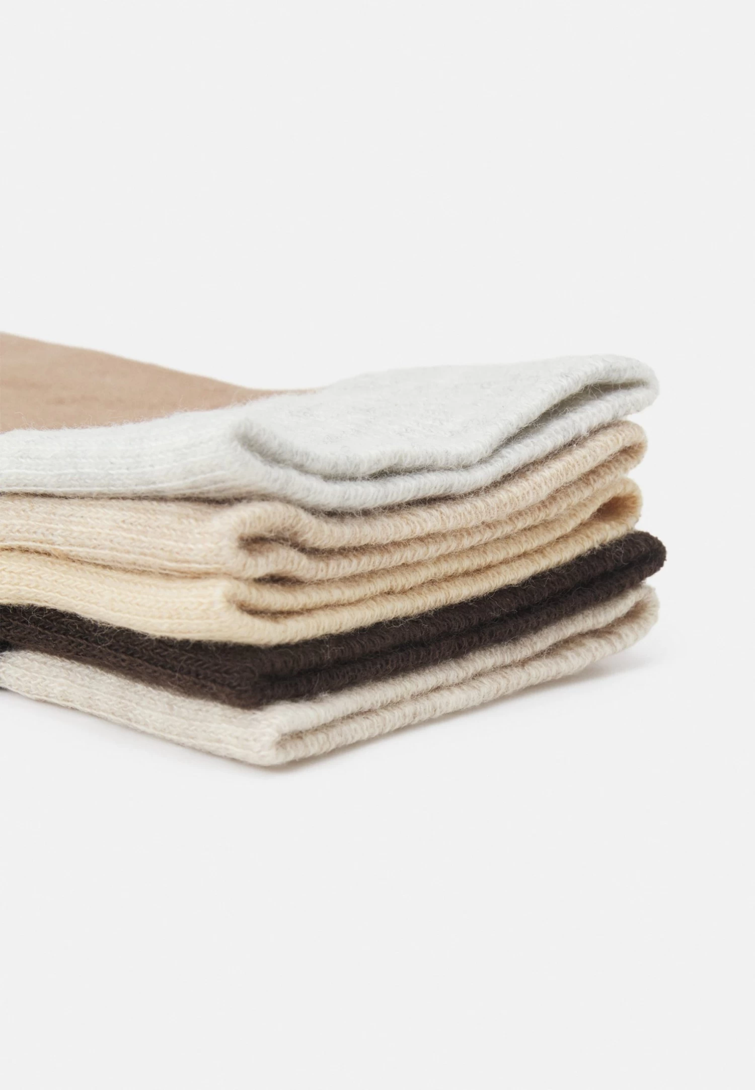 5 Pack - Socks - Off-White/Beige/Tan