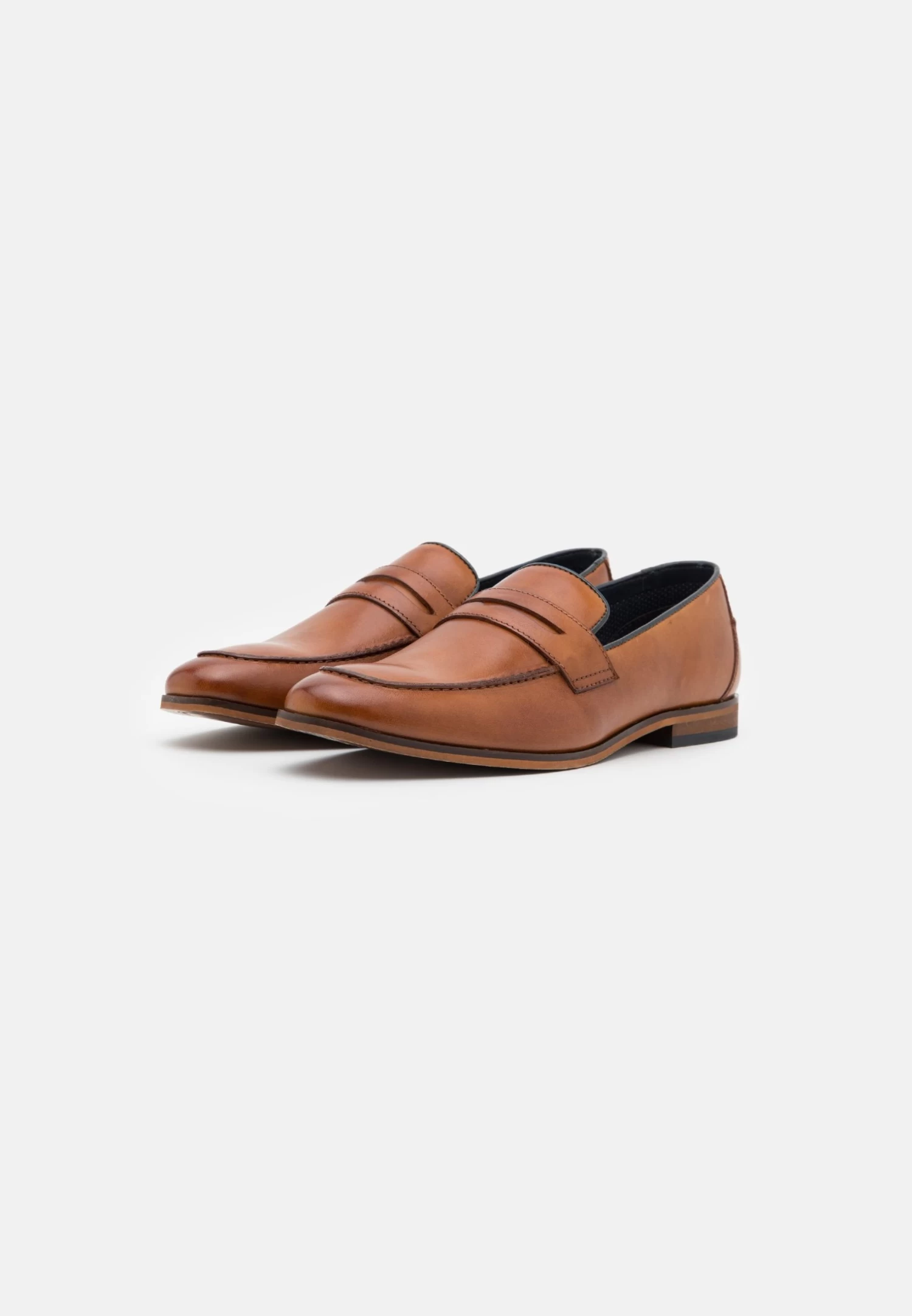 Leather - Smart Slip-Ons - Camel