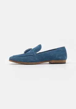 Pier One Leather - Slip-Ons - Blue