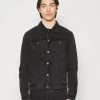 Pier One Denim Jacket - Black