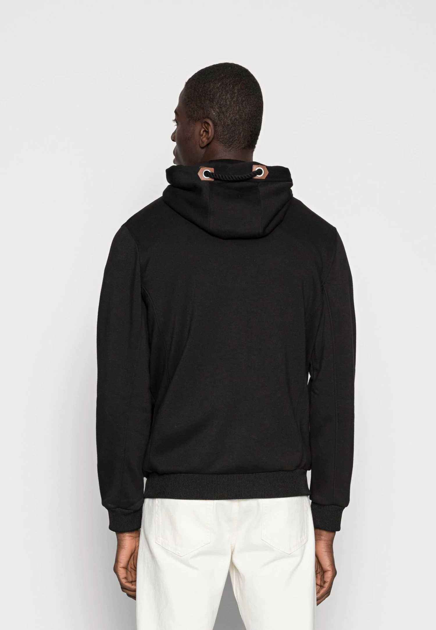 Zip-Up Sweatshirt - Black