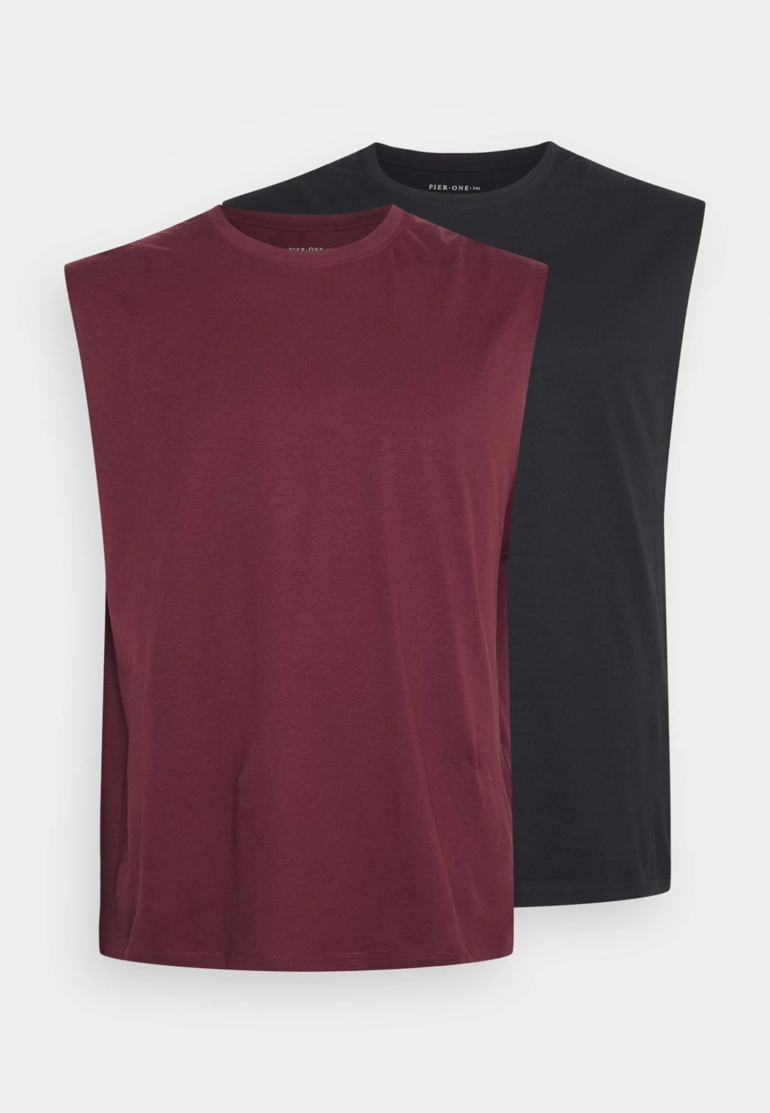 2 Pack- Top - Black/Bordeaux