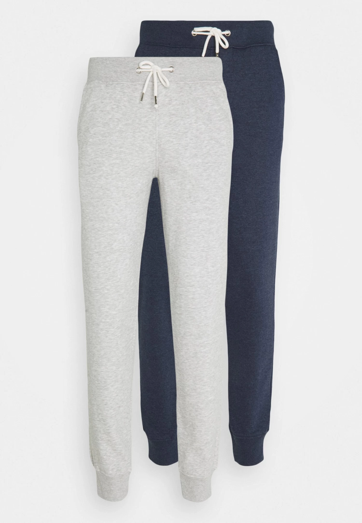 2 Pack - Tracksuit Bottoms - Mottled Light Grey/Mottled Dark Blue