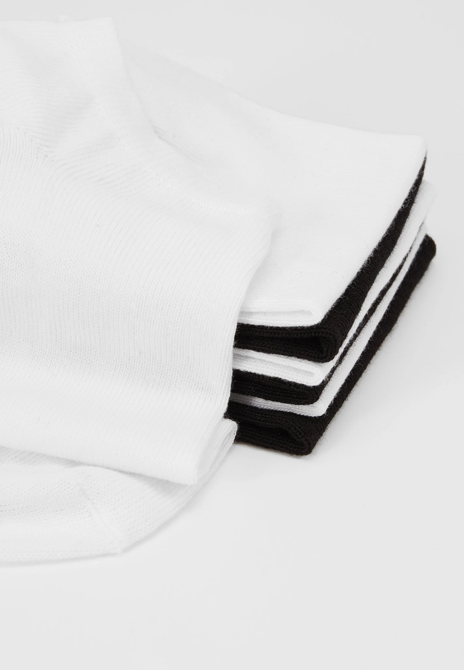 7 Pack - Socks - White/Black