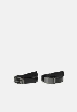 Pier One 2Pack Unisex - Belt -Black