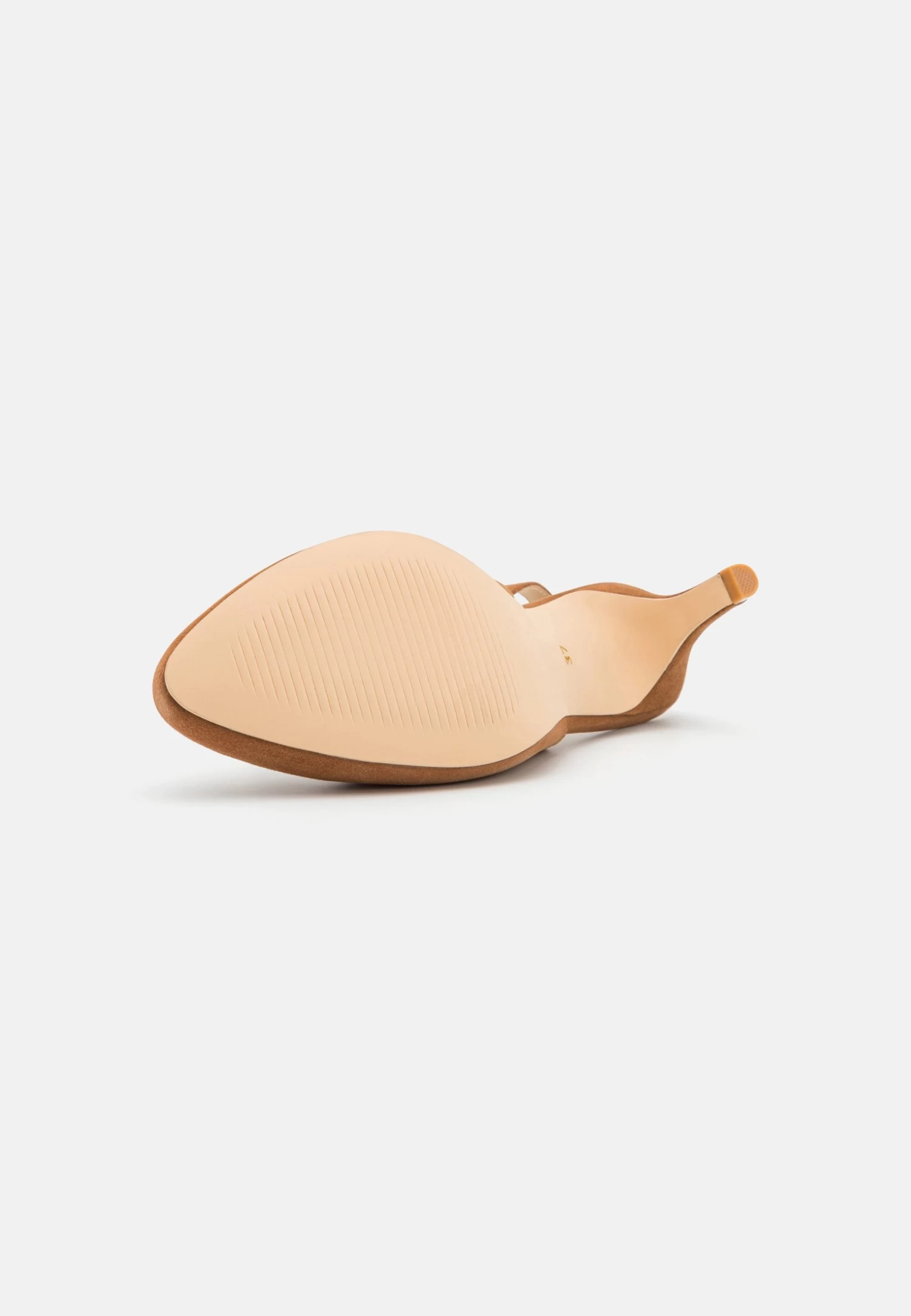 Leather- Classic Heels - Cognac