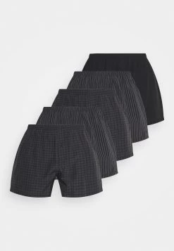 Pier One 5 Pack - Boxer Shorts - Black/Dark Grey