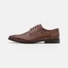 Pier One Smart Lace-Ups - Cognac