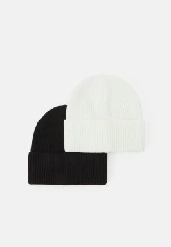 Pier One Unisex 2 Pack - Beanie - Black/White