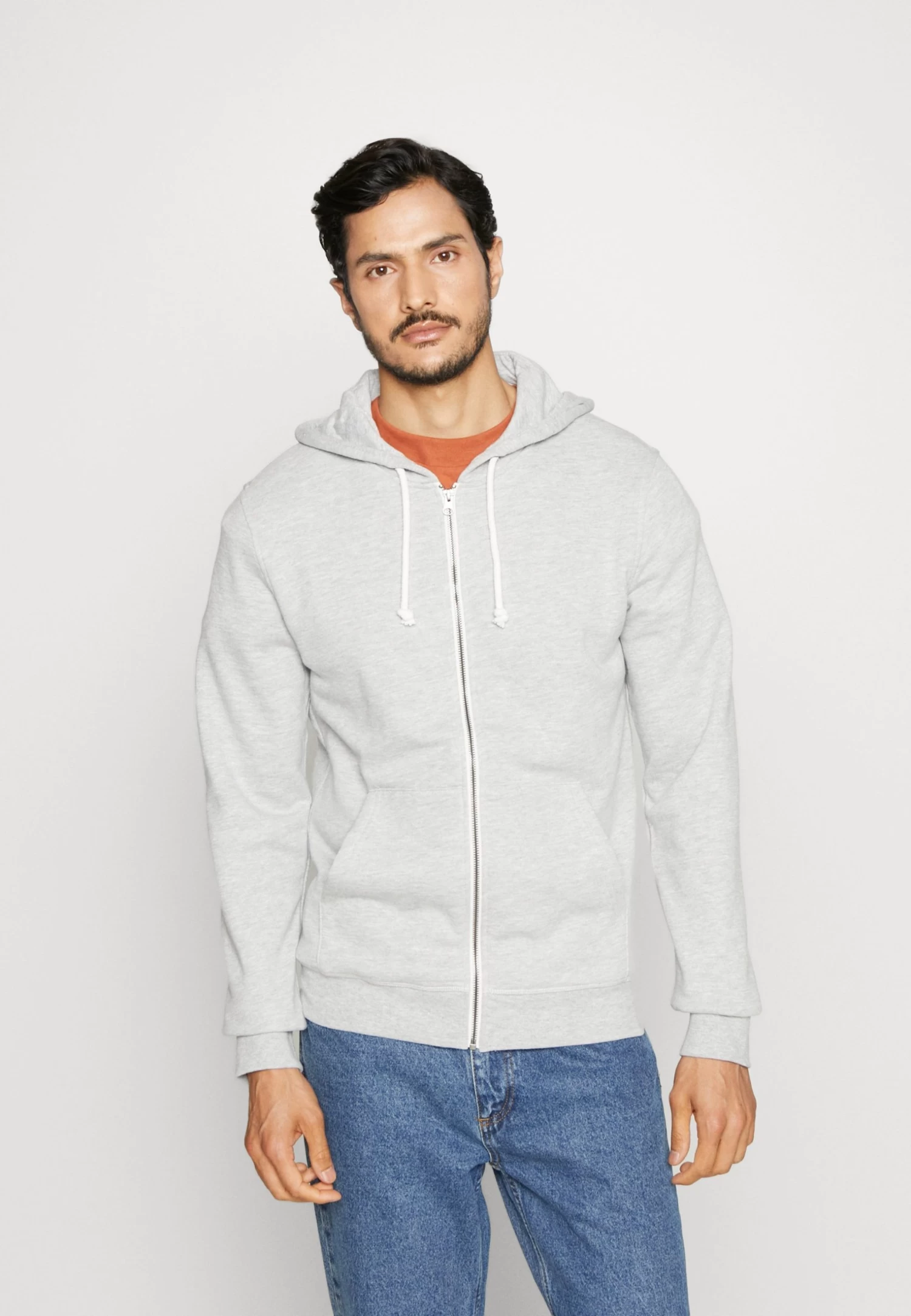 2 Pack - Zip-Up Sweatshirt - Black/Mottled Light Grey