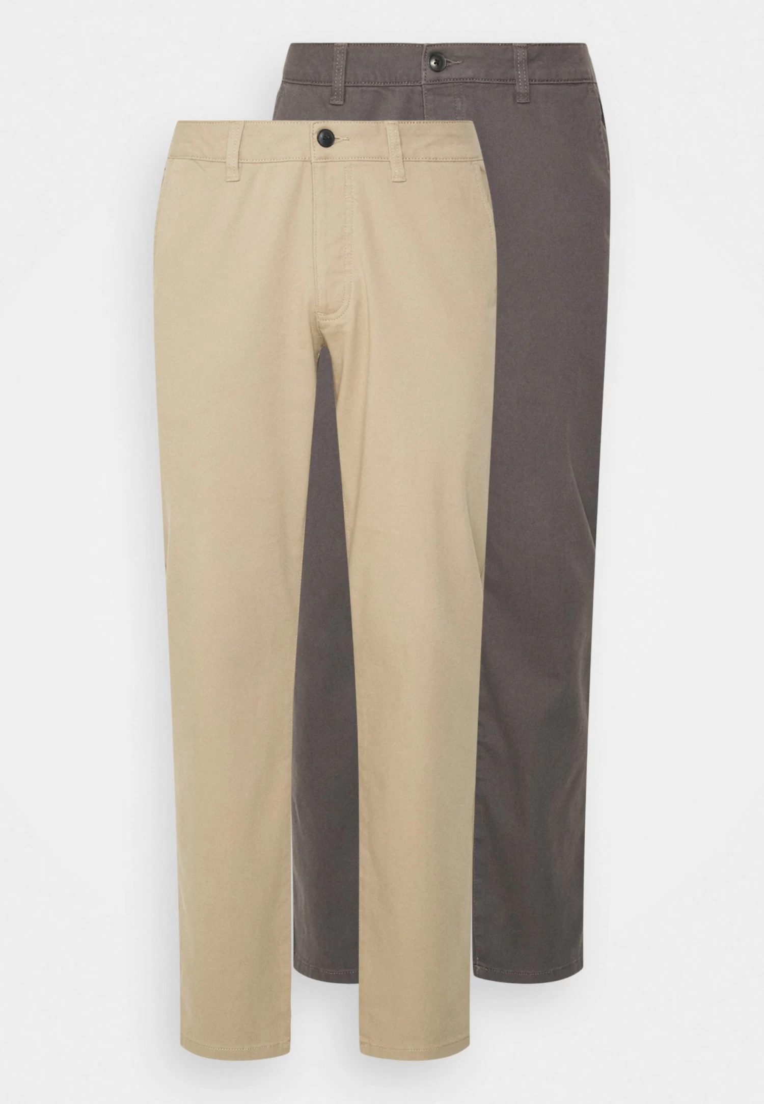 2 Pack - Chinos - Dark Grey/Beige