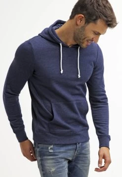 Pier One Hoodie - Dark Blue Melange