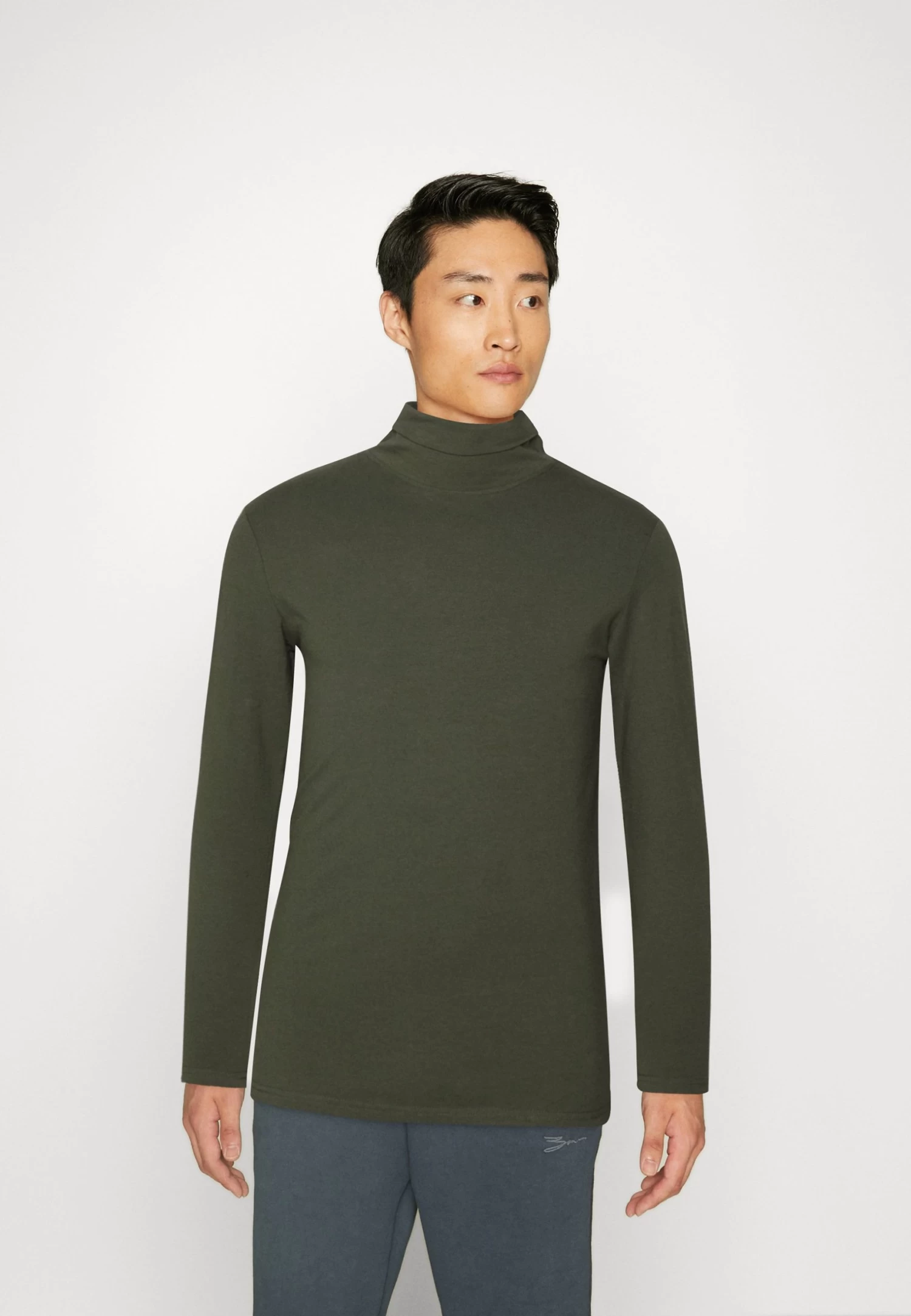 Long Sleeved Top - Dark Green