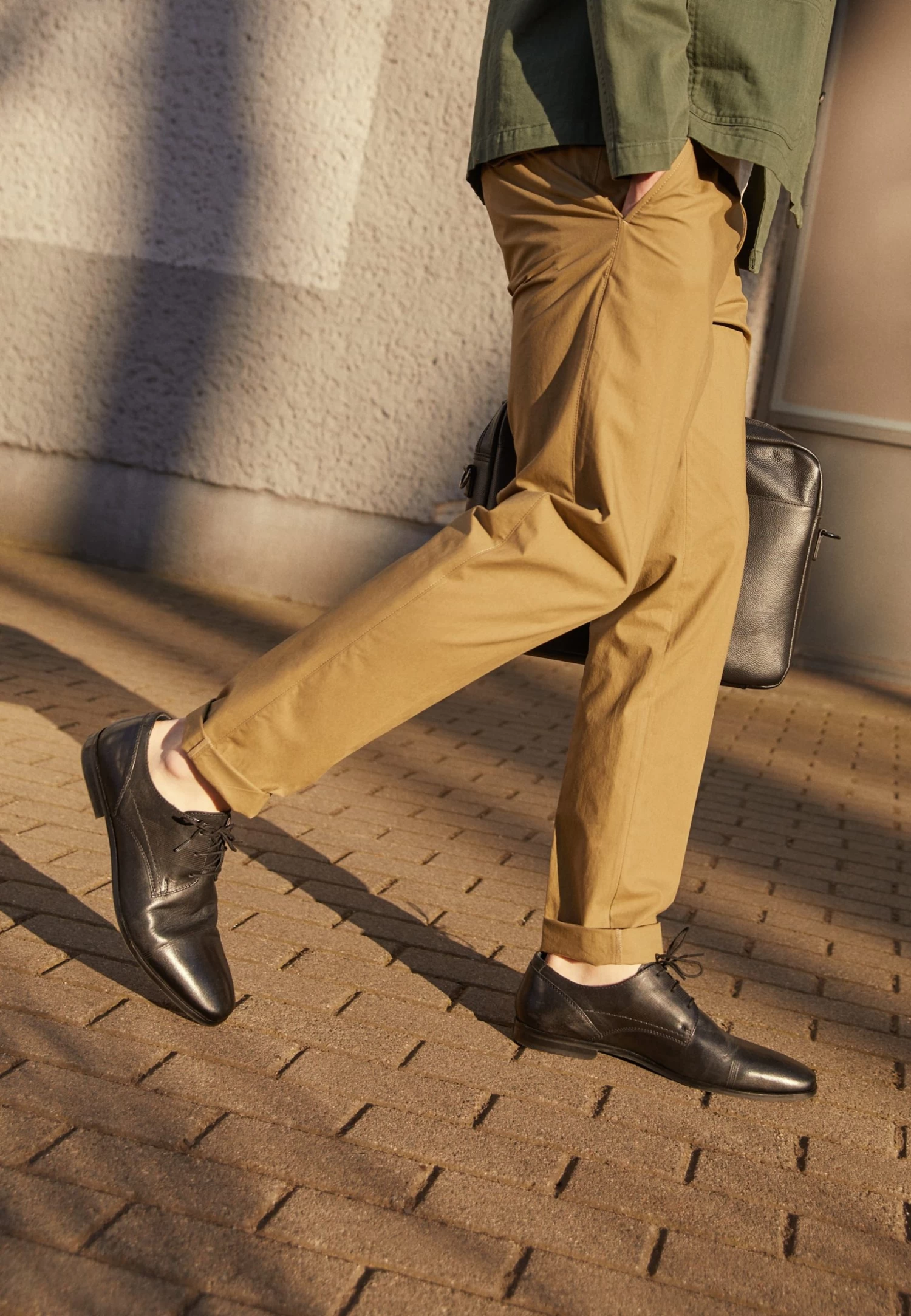 Leather - Smart Lace-Ups - Black