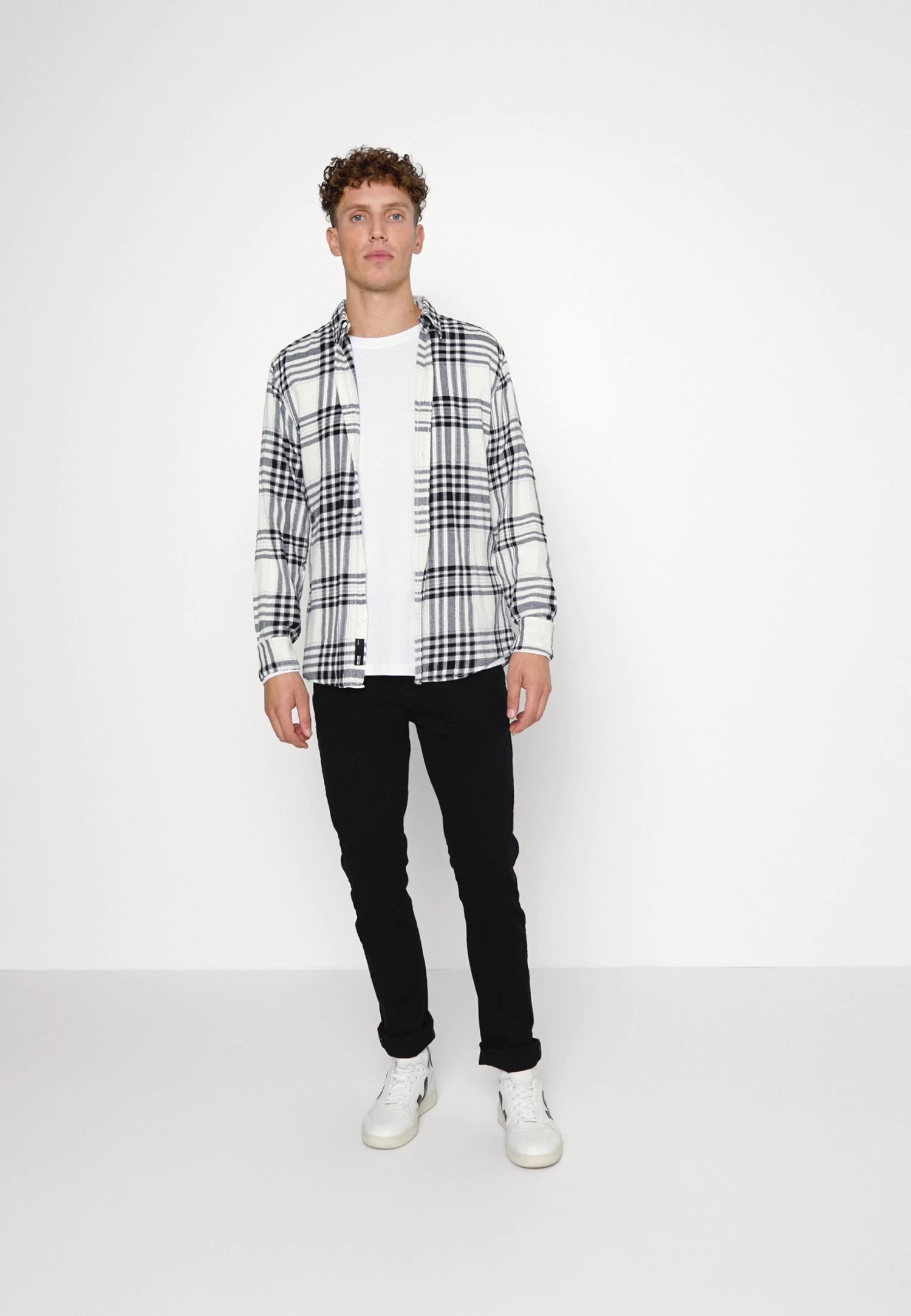 5 Pack - Long Sleeved Top - Blue/White/Beige/Olive