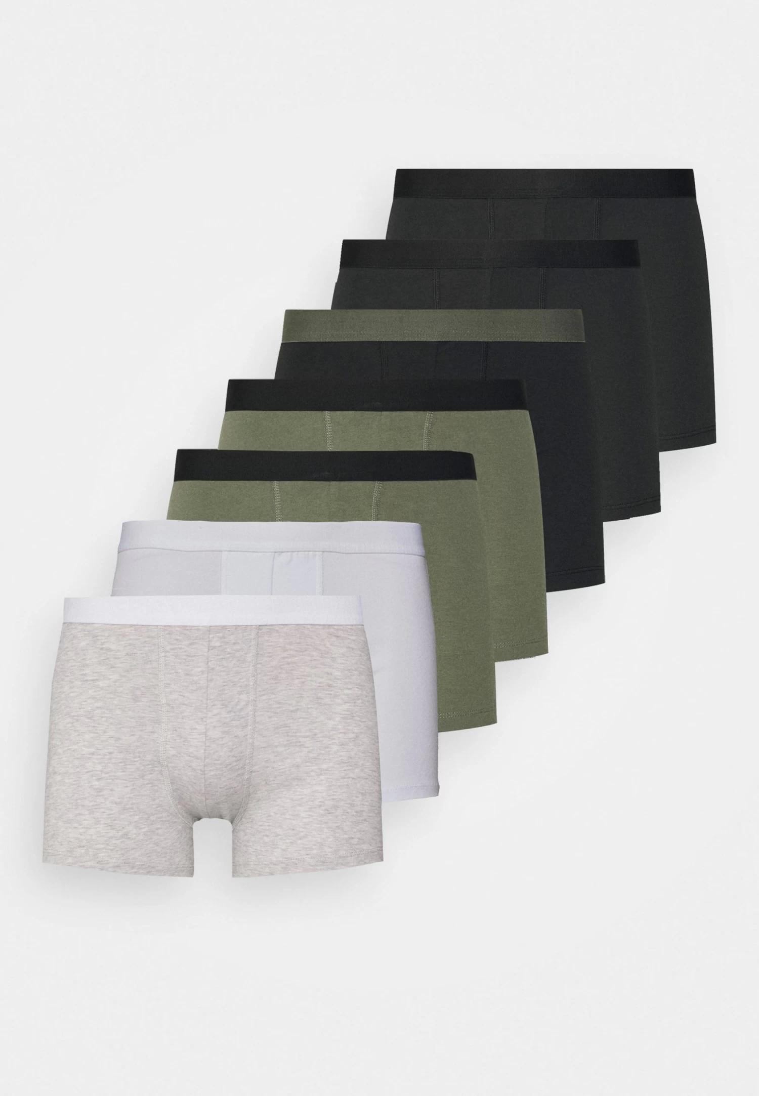 7 Pack - Pants - Black/Grey/Khaki