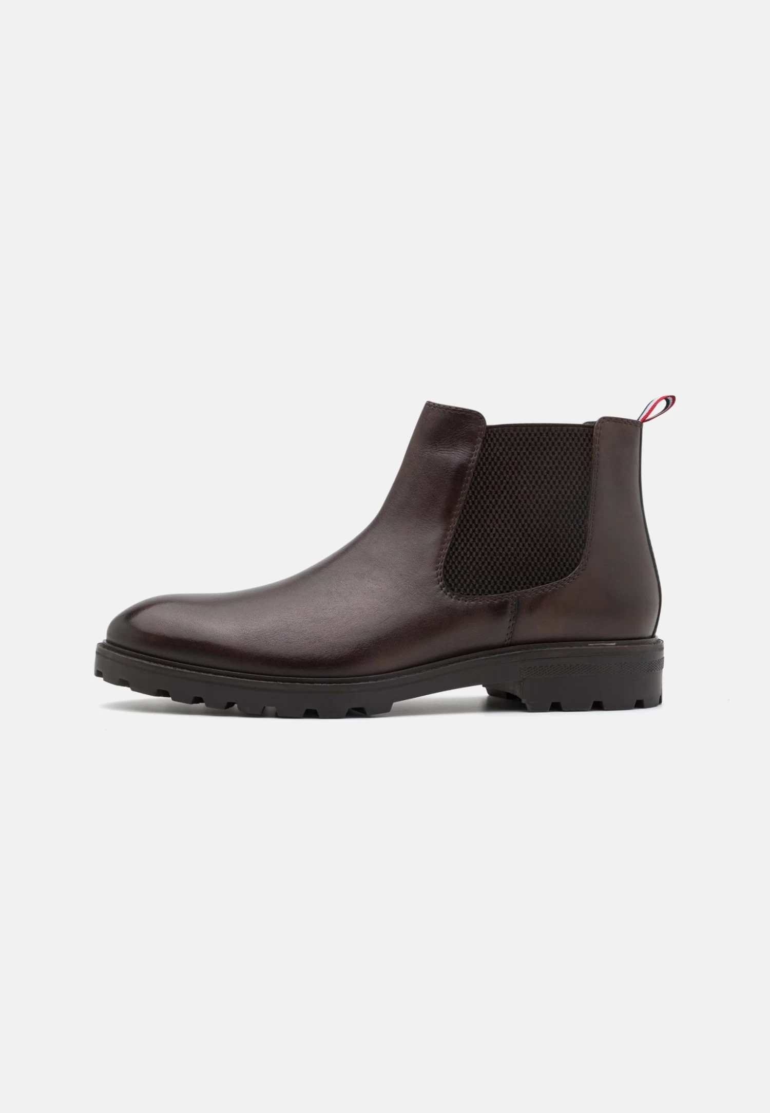 Leather - Classic Ankle Boots - Dark Brown