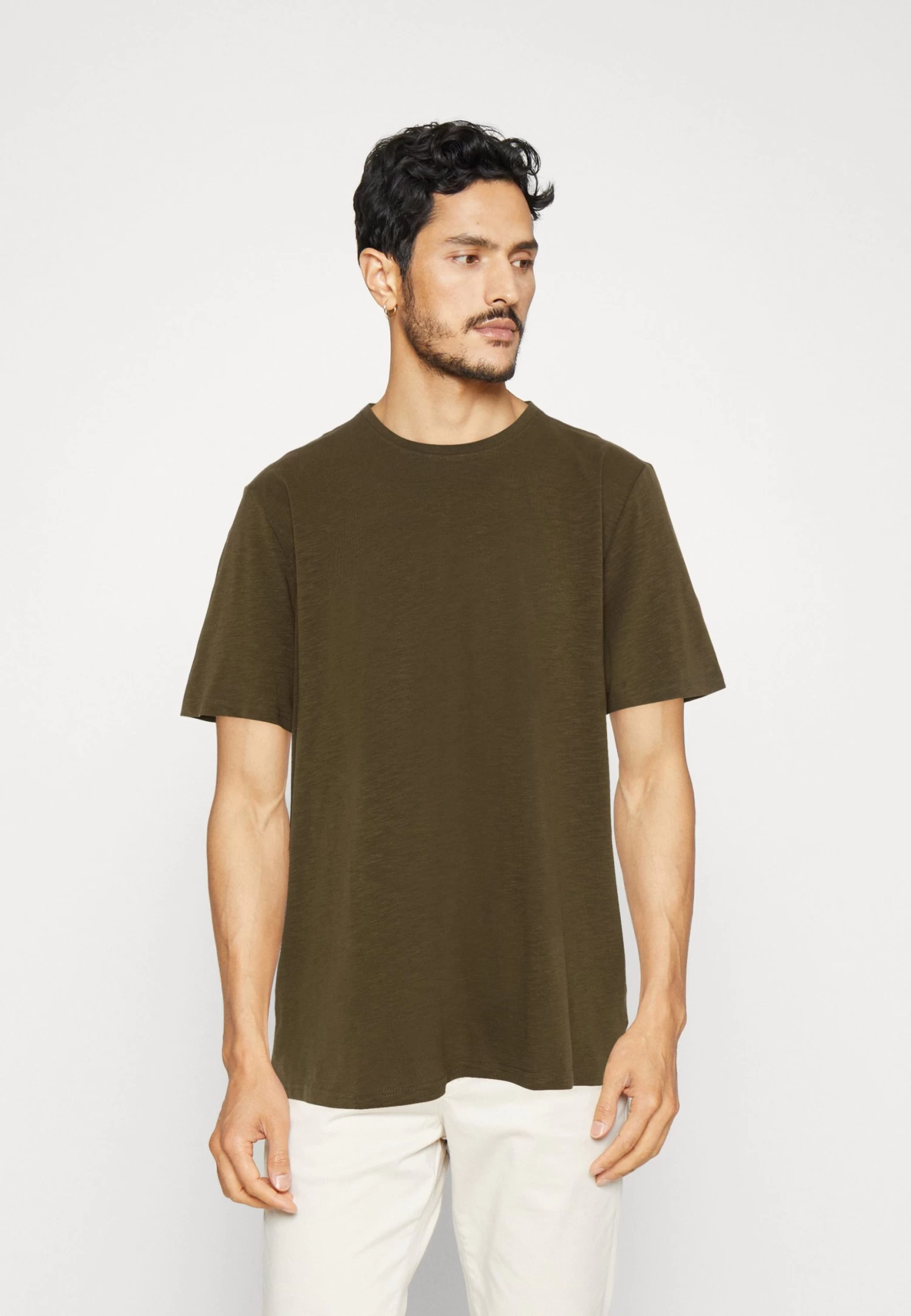 5 Pack - Basic T-Shirt - Mint/Off-White/Khaki