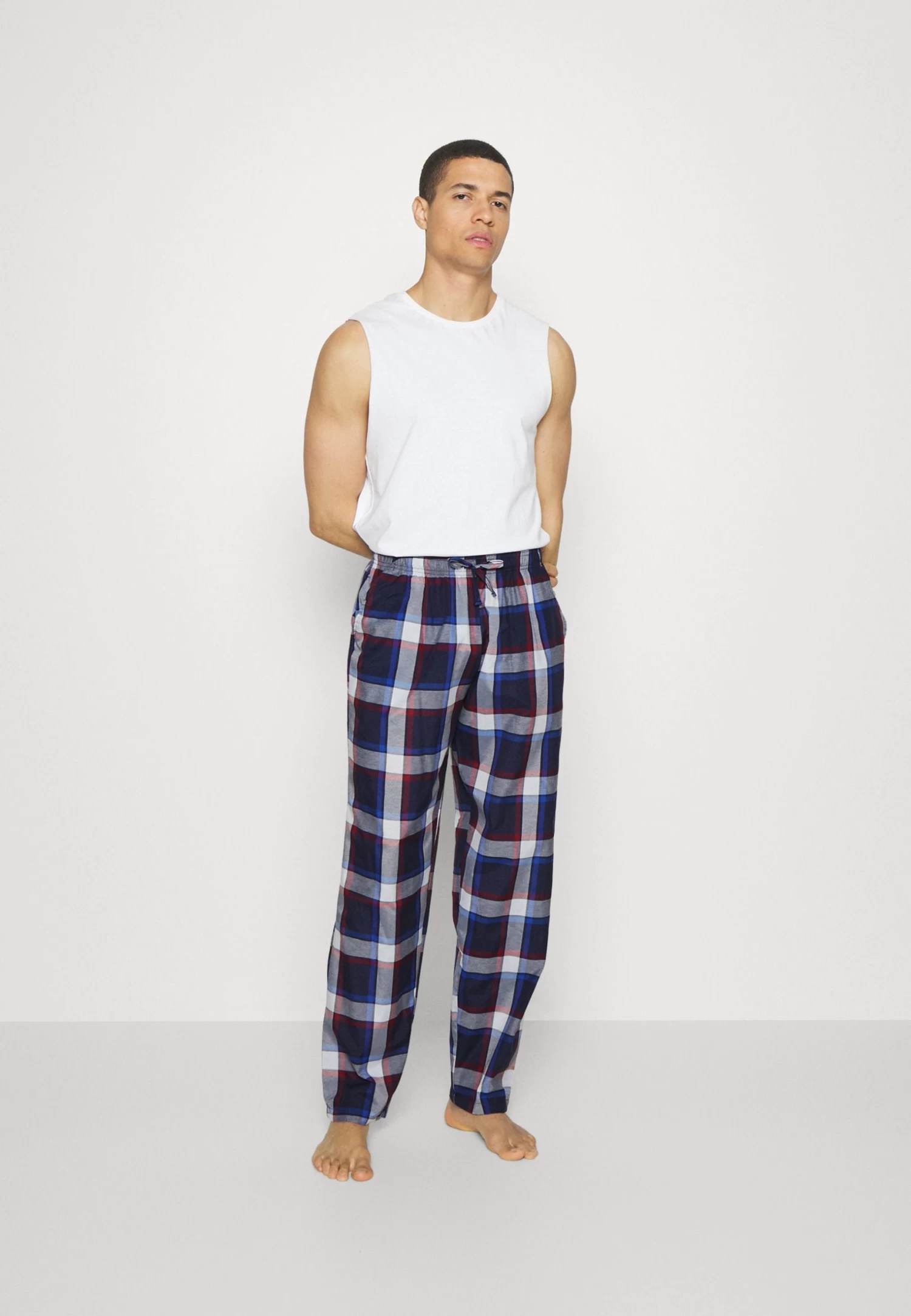 2 Pack - Pyjama Bottoms - 503 - Dark Blue_302 - Red