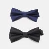 Pier One 2 Pack - Bow Tie - Black/Dark Blue