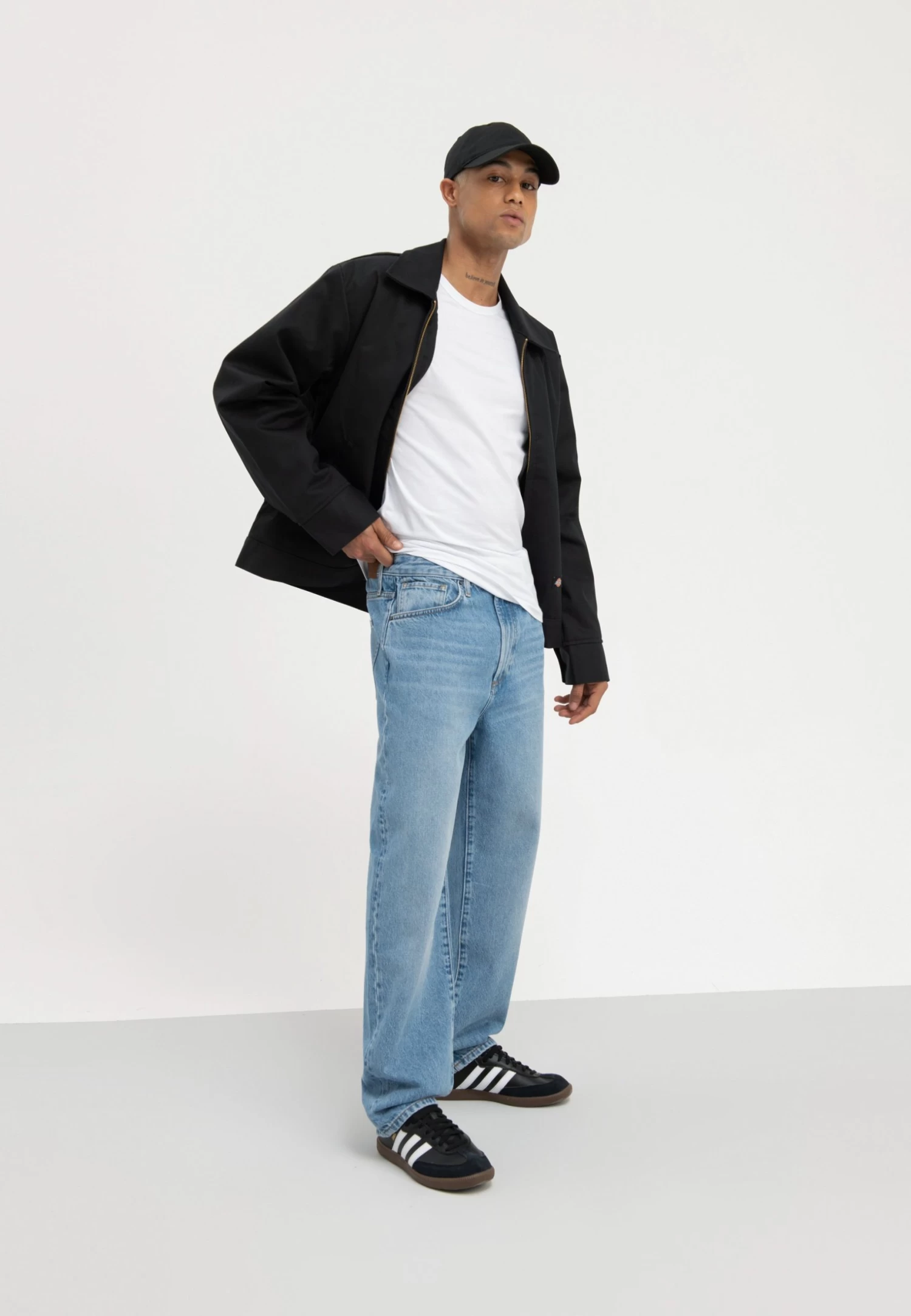 Relaxed Fit Jeans - Dark Blue Denim